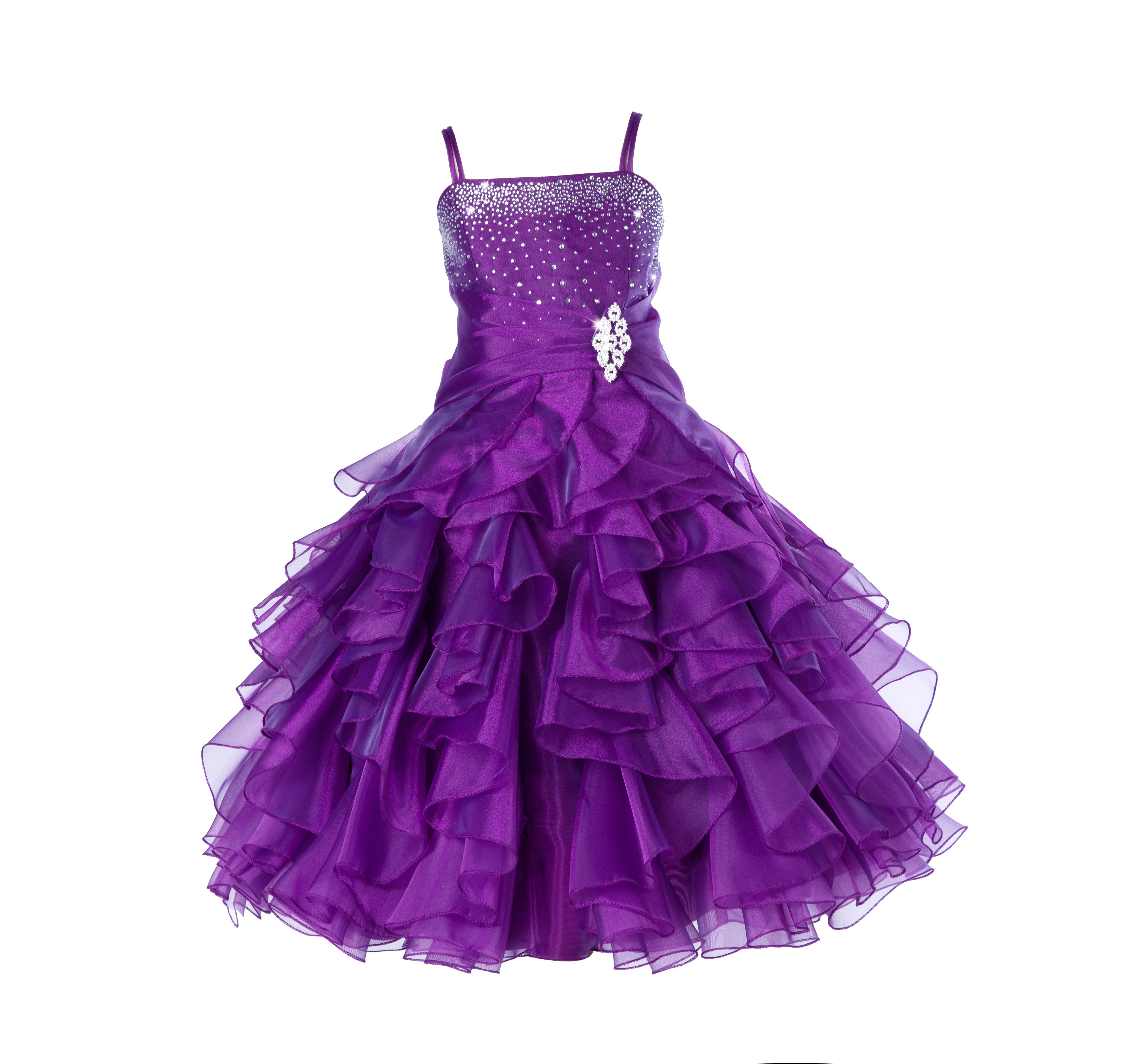 purple rhinestone dress